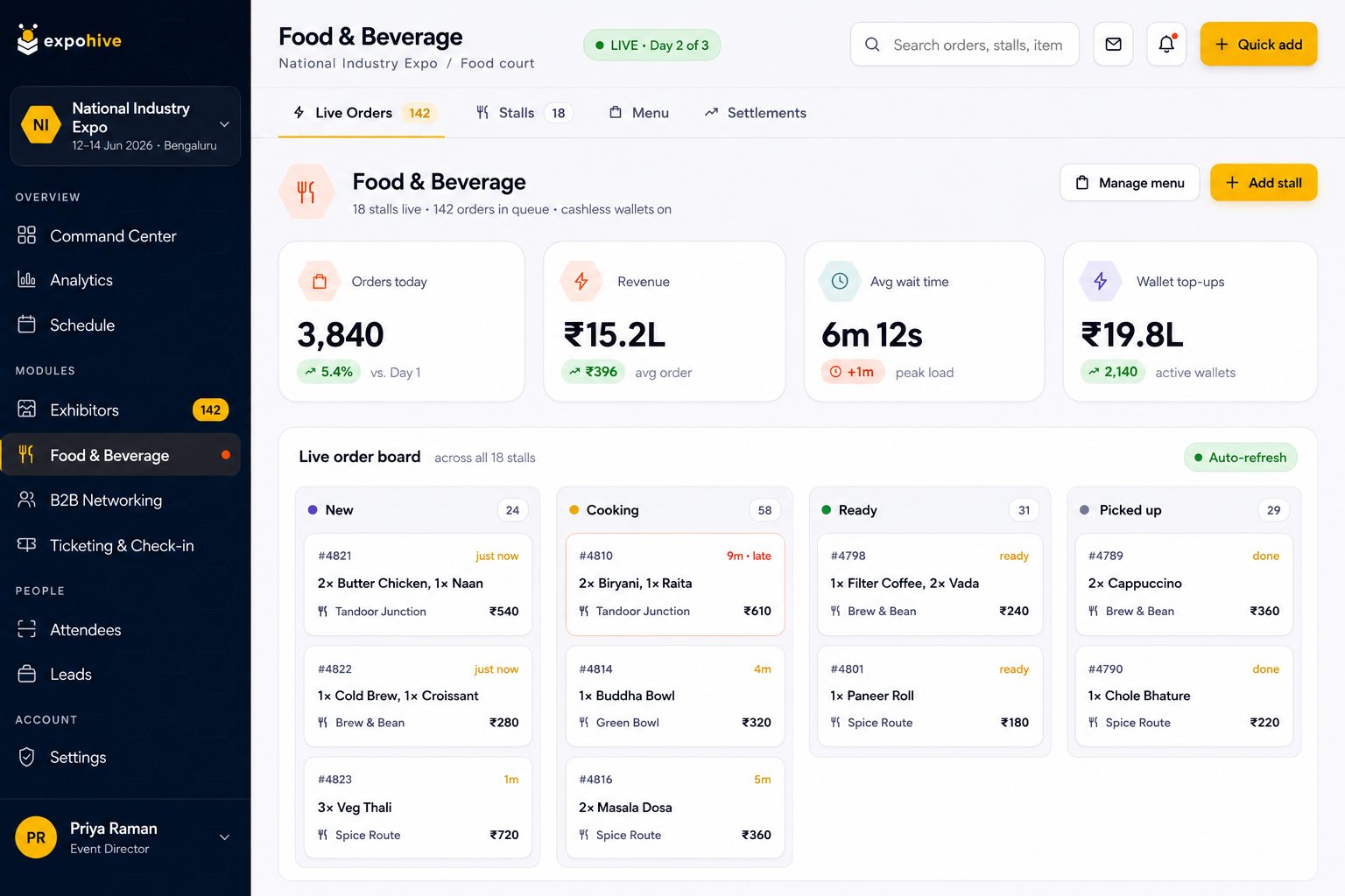 Food & Beverage App